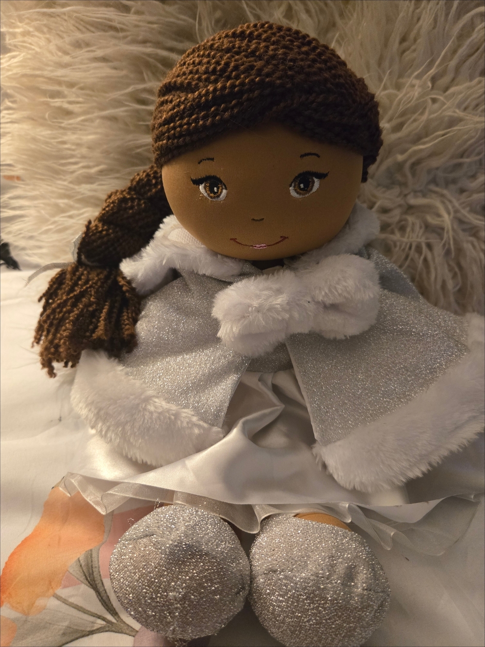 Butterflies Collection Winter Princess Maria Doll Rag Ethnic Holiday 2011 EUC